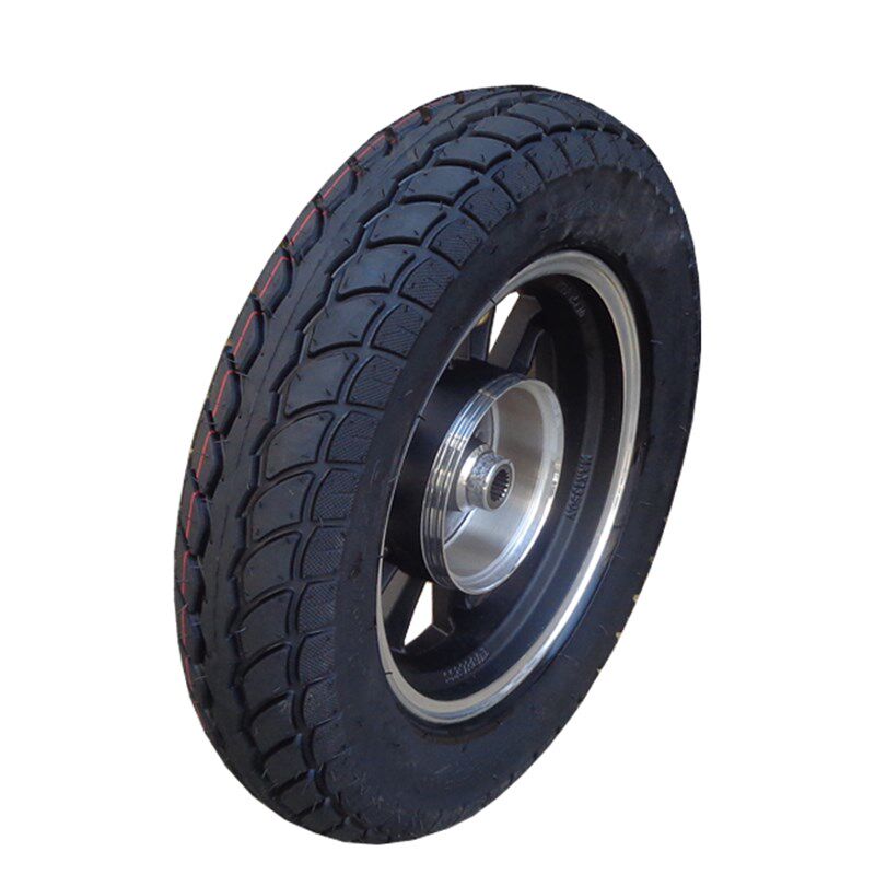 极速踏板助力车gy6摩托车后轮毂125D迅鹰鬼火战速3.5-10后轮总成