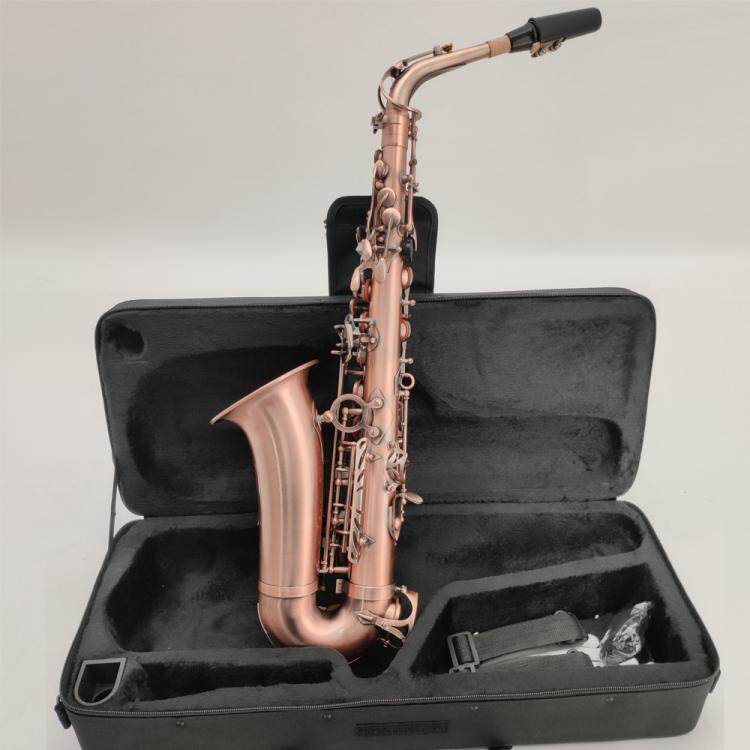 极速西洋管乐器复古青铜红铜降E调中B音萨克斯初学者练习演奏Saxo