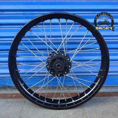 极速新款适用复古改装1516171819E寸通用型轮圈36辐条轮毂前碟刹