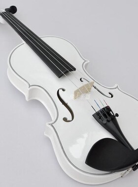 极速初学者成人儿童小提琴白色u粉色蓝色小提琴4/4到1/16型号齐