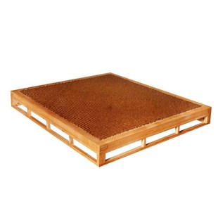 极速寒蝉绷子床榉木实p木床棕绷全山棕床垫棕垫农村老式床纯手工