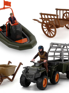 极速1:25 Scale Farm Ranch Props Plastic PVC SQcene Model kit