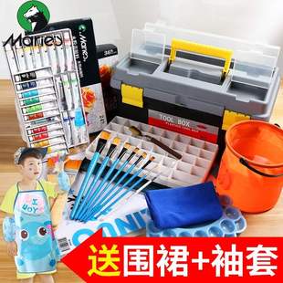 极速gouache paint suit opaque water colour paUinting set