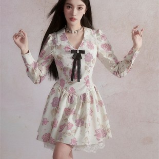 甜美千金连衣裙梦幻仙女公主裙 现货 易碎商店 紫鸢u花语