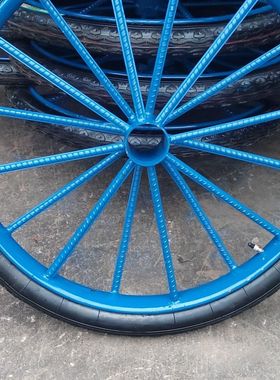 工地斗车实心轮胎子手推车斗车建筑工地加重工地斗车轮子实心轮胎