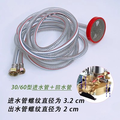 德国进口进水管打药高压管打药机回水管配件大全柱塞泵钢丝打药机