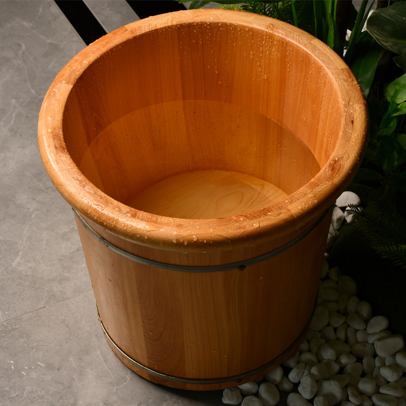 高端泡脚木桶无结k巴香柏木洗脚桶足浴木桶洗脚盆无节浴足泡脚木