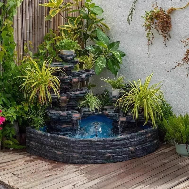 户外鱼池假山流水喷泉摆件水泵庭院别墅阳台酒店门口水景观装饰,家居饰品,装饰摆件,淘宝优惠券,粉丝福利购,淘宝优惠卷