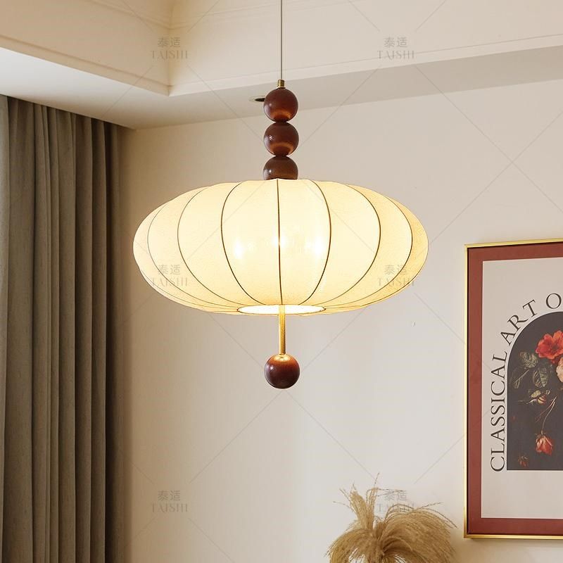 法式中古卧室吊灯侘寂风书房灯复古布艺花纹餐厅吧台民宿房间主灯,家装灯饰光源,卧室/书房吊灯,淘宝优惠券,粉丝福利购,淘宝优惠卷