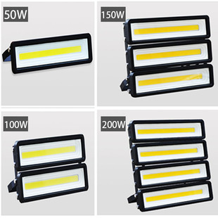 DC12V24V220V直流低压户外防水长条灯船用工地厂房仓库广告投射灯