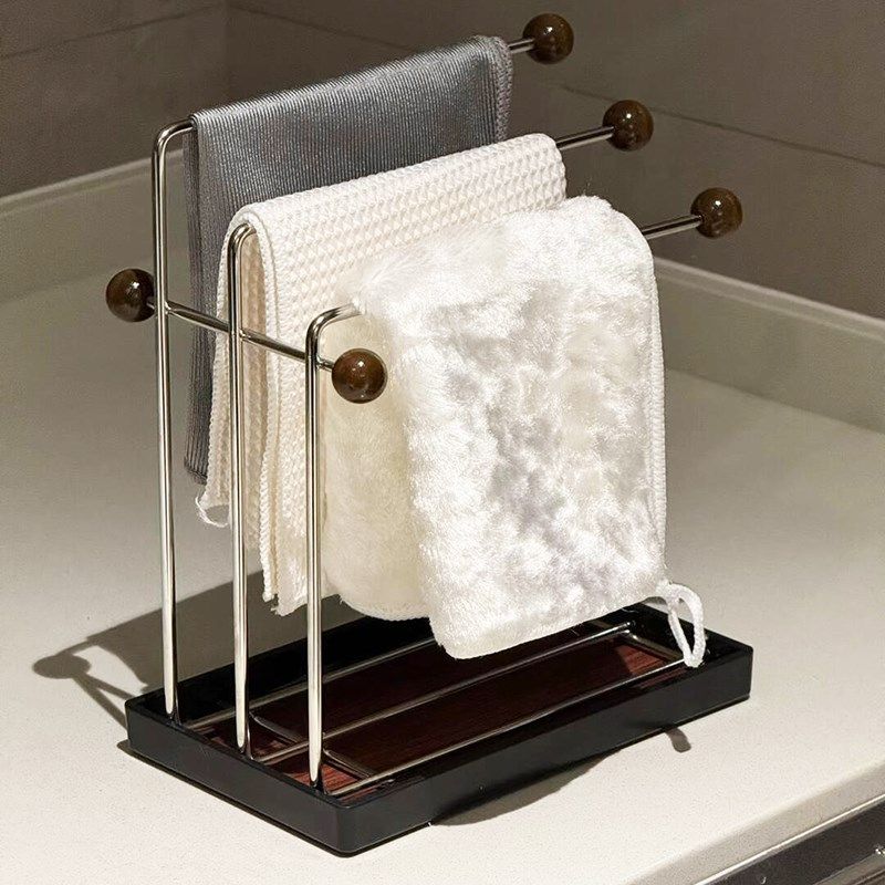 不锈钢抹布沥水架置物架厨房洗碗布海绵毛巾挂架多功能铁艺收纳架,厨房/烹饪用具,抹布架/厨房清洁收纳架,淘宝优惠券,粉丝福利购,淘宝优惠卷