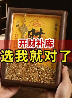 2025蛇年开v金库相框摆件招财摆台