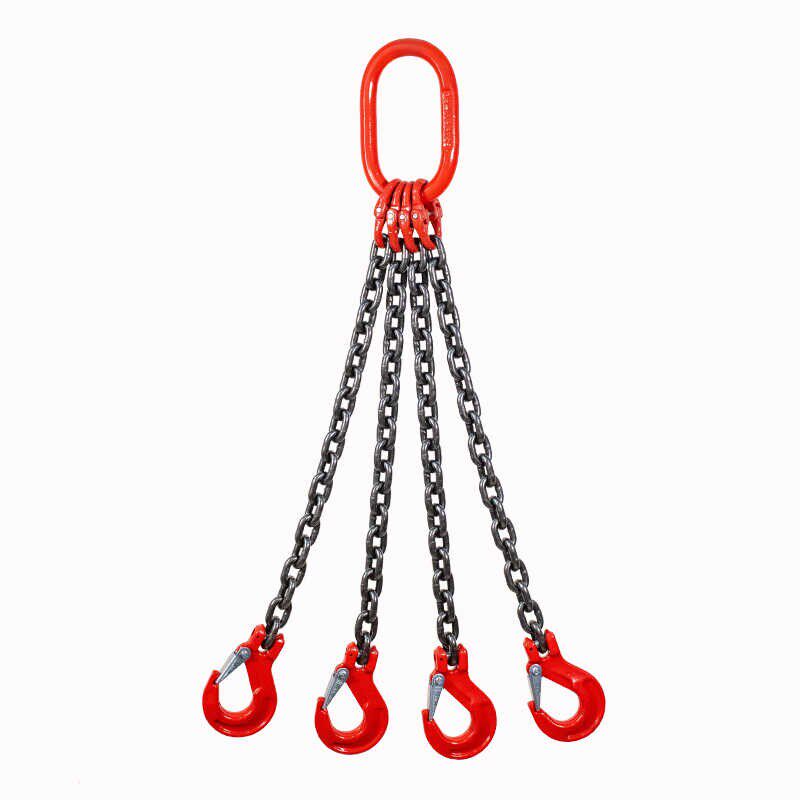 吊链起重吊具2/5吨3四爪锰钢链条吊索具吊装钩子铁链吊环吊钩挂钩