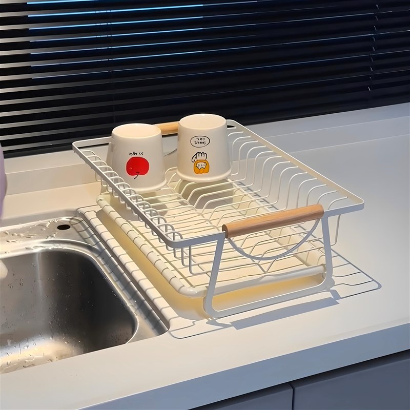 厨房沥水架碗碟架餐具置物架子家用台面厨具水杯收纳筐多功能碗架