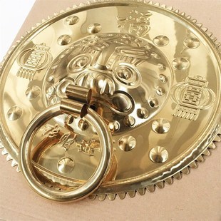 仿古不锈钢虎头拉手狮子头门环木门大门拉手门扣兽头古门装饰门环