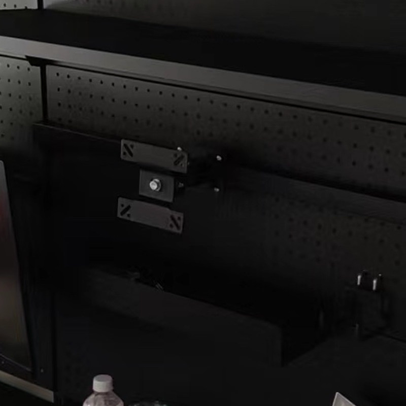 贫穷美学货架显示器支架臂增高台式电脑双屏壁挂免打孔洞洞板专用