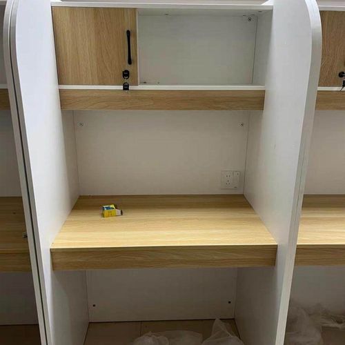 自习室学习桌子封闭沉浸式共享大学生考研自修图书馆桌椅组合定制