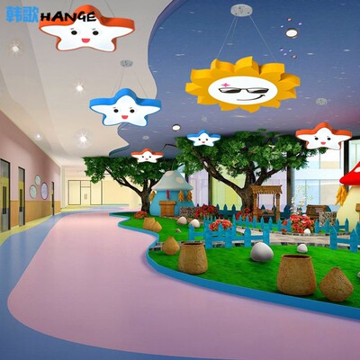 可爱星星月亮灯儿童房灯卡通灯个性造型创意云朵灯幼儿园吊灯教室