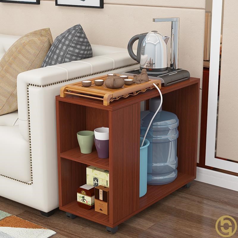 客厅沙发旁边g的边柜侧柜扶手侧边柜放桶装水的茶几柜子边几小茶