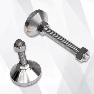 M16 D80 L100脚杯WAL31 D100 L150 调整块地脚E M24 WAB02