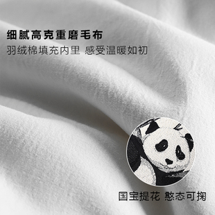 汽车载熊猫抱枕被子两用高级折叠毯子二合一枕头冬天加厚2023新款