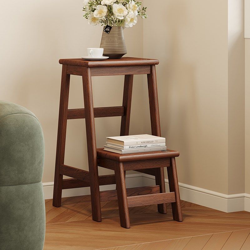 实木梯凳家用可折叠多功能两用楼梯凳子加厚人字步梯登高梯步梯凳,住宅家具,梯凳,淘宝优惠券,粉丝福利购,淘宝优惠卷