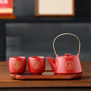 高档寿礼 茶具定制生日老人60岁70岁80岁90岁百寿辰寿宴答谢回礼