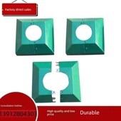 重庆监控杆不锈钢底座盖板路灯法兰装 饰件圆方形圆孔底座