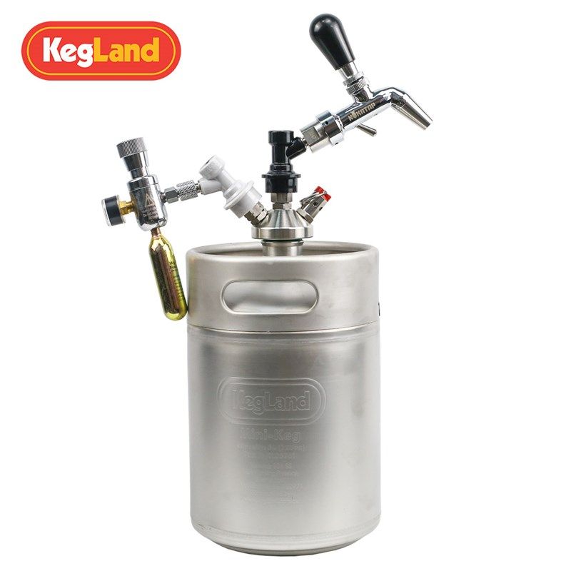 精酿2L/4L/5L/8L/10L不锈钢啤酒桶带龙头户外打酒器二发保压家酿,餐饮具,冰桶,淘宝优惠券,粉丝福利购,淘宝优惠卷