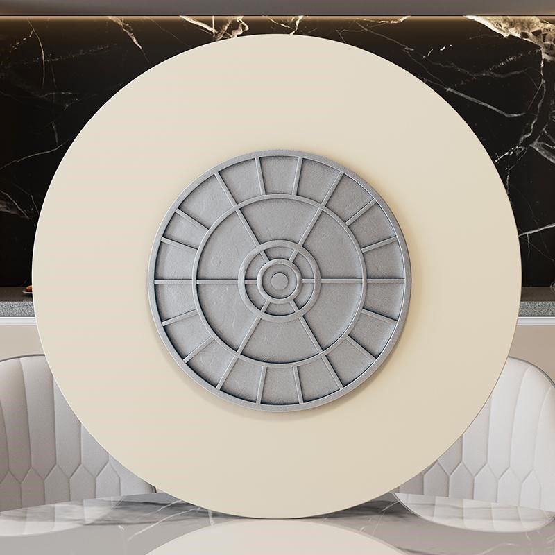 餐桌岩板转盘家用大圆桌面饭店桌子旋转台现代简约轻奢转盘定制,住宅家具,岩板餐桌,淘宝优惠券,粉丝福利购,淘宝优惠卷