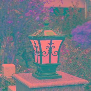太阳能欧式庭院柱头灯门柱灯别墅户外防水大门围墙灯景观灯柱头灯