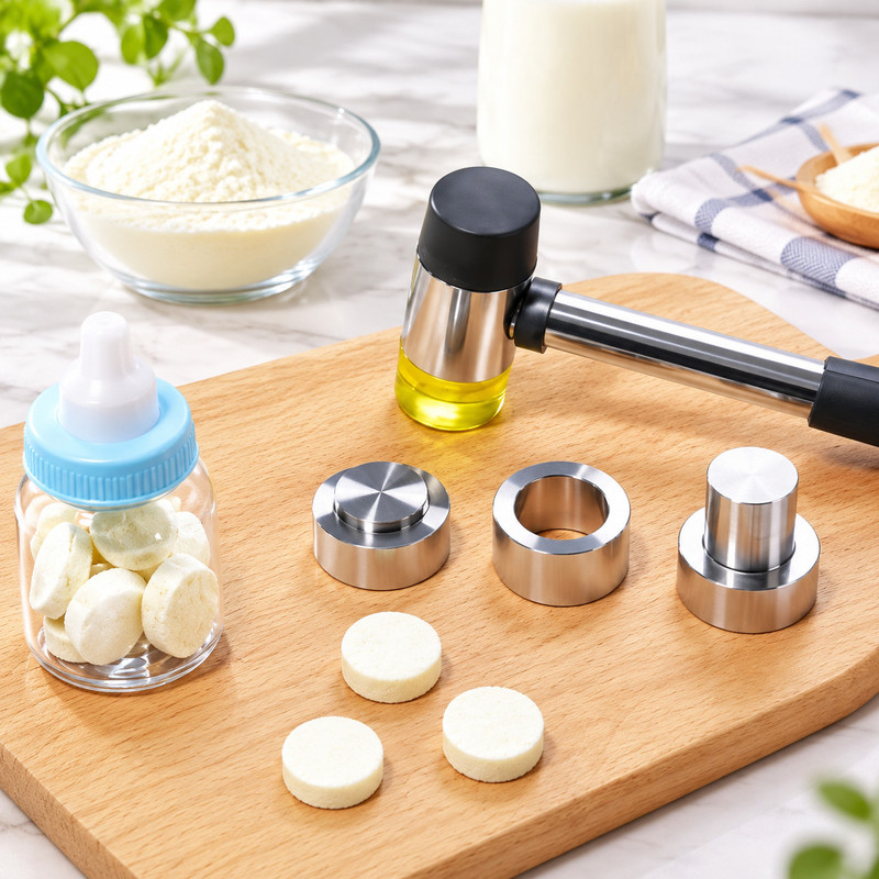 家用自制奶片神器手动奶片压片机卡通模具小型奶粉压片机器