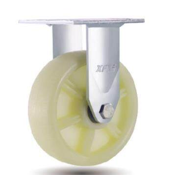 重型双轴白尼龙定向4寸5寸6寸8寸工业脚轮XFXS兴锋