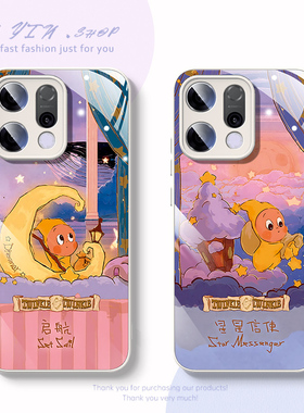 适用oppo手机壳reno14pro可爱findx8s+一加ace5防摔13t高级感findx7ultra液态3v玻璃壳k12x卡通reno11女2创意