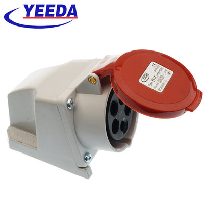 YEEDA怡达16A工业连接器 防水工业插头插座 3P+N+E (三相五芯)