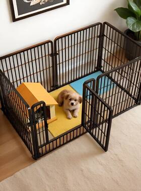 中小型犬室内宠物隔离围栏带隔离门家用可拼接狗笼狗狗防护栅栏
