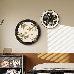 法式复古风卧室装饰画中古风玄关过道走廊壁画小众艺术客厅挂画