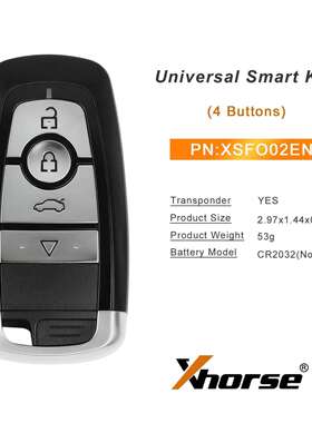 Xhorse XSFO02EN XM38 Series Universal Key VVDI智能遥控钥匙
