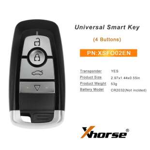 Xhorse XSFO02EN XM38 Series Universal Key VVDI智能遥控钥匙