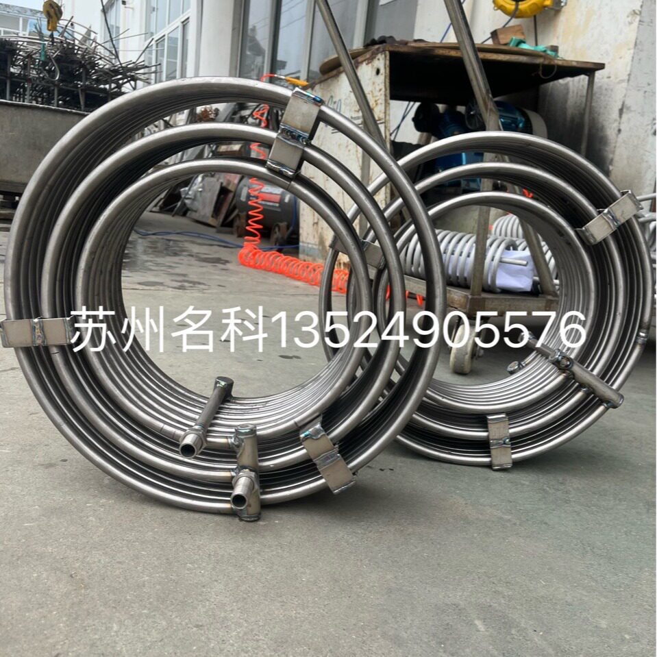 TA2钛盘管钛异型管冷却加热