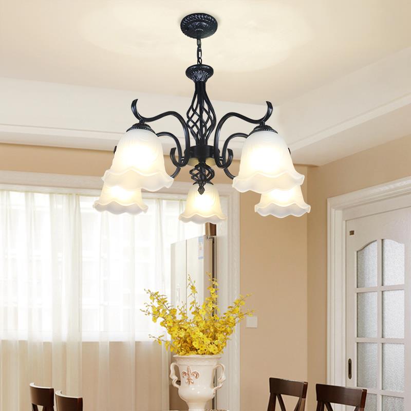 my客厅灯吊灯美式简约风格卧室灯餐厅书房艺术灯具现代店铺简欧新