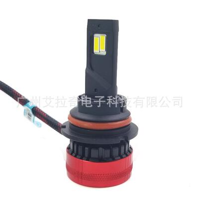 F5汽车LED大灯灯泡新款6500k白色9007 F5 led前照灯灯泡