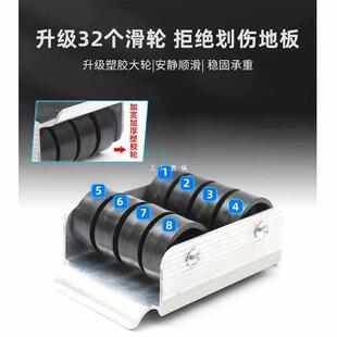 家电家具冰箱洗衣机通用型鱼缸餐桌椅垫高承重滑轮移动底座固定架