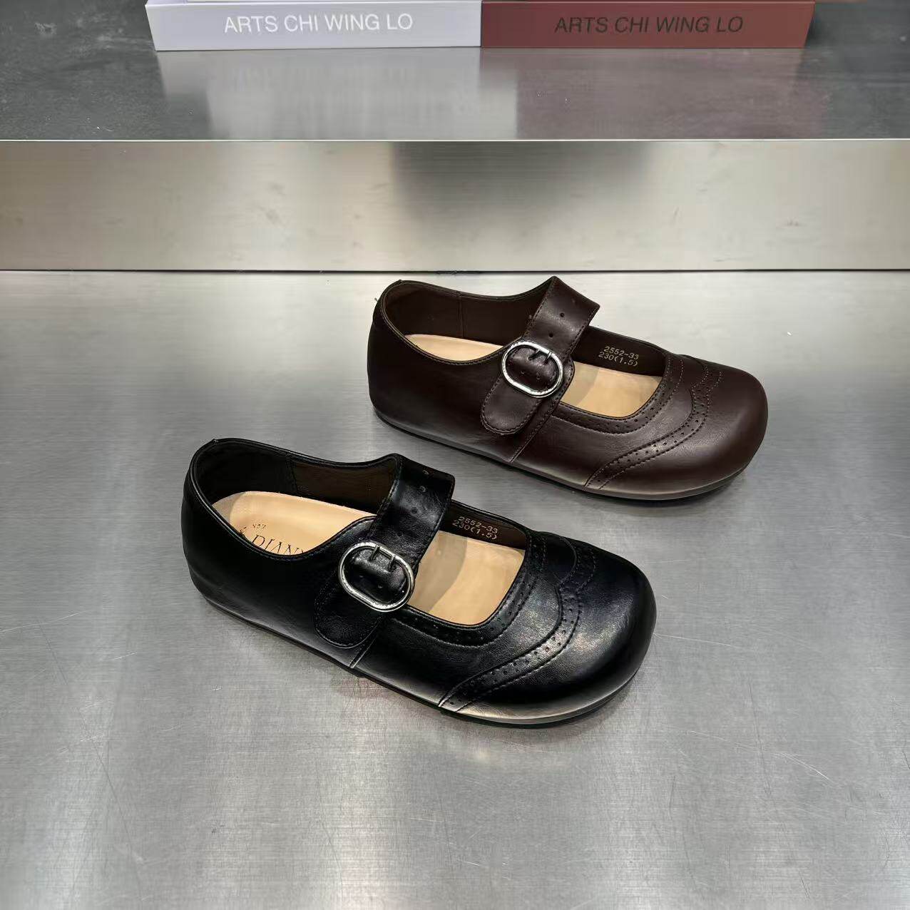 内增高娃娃头单鞋女2026春季新款圆头软底一字扣带学院风玛丽珍鞋