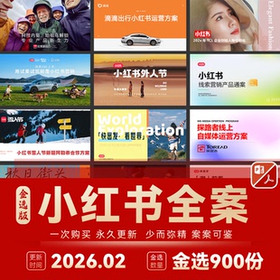 4A广告公司小红书达人策略UP博主品牌全案传播营销策划PPT方案例