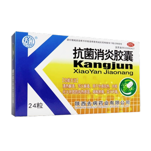 李去病 抗菌消炎胶囊24粒/盒清热解表 泻火解毒 外感风热咽喉肿痛