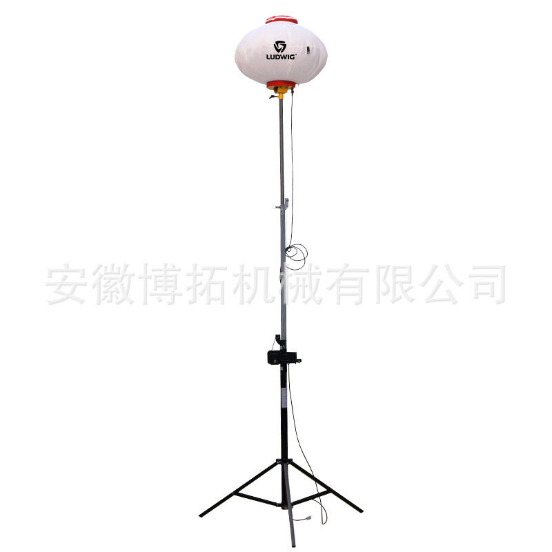 可移动升降360度移动照明灯车便携三角架手摇杆100WLED月球灯