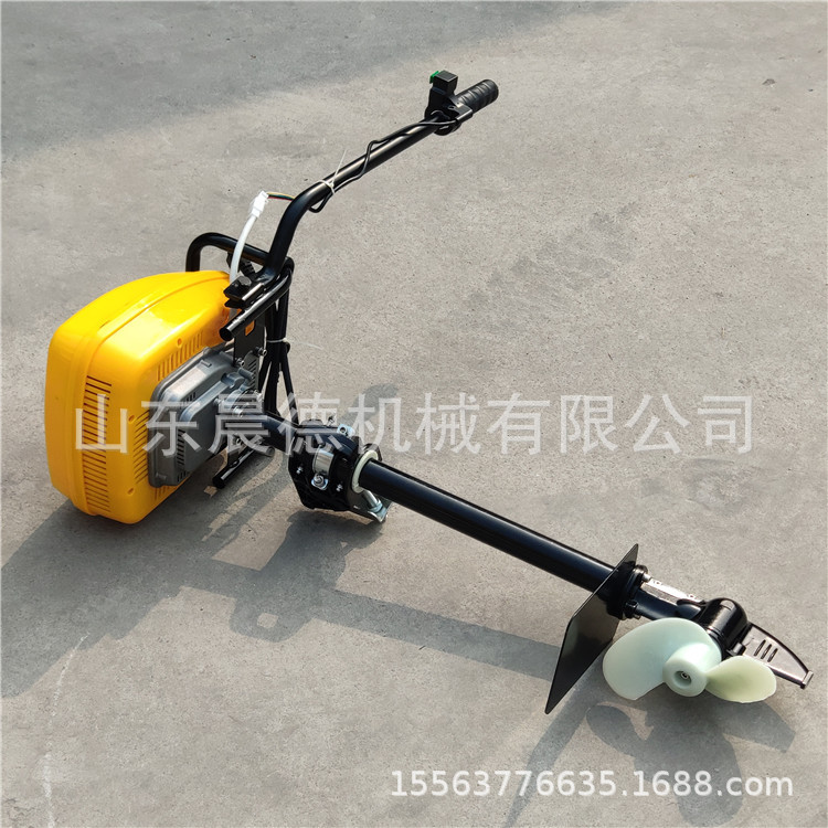 带倒档船外8马力汽油挂桨机 螺旋桨马达推进器