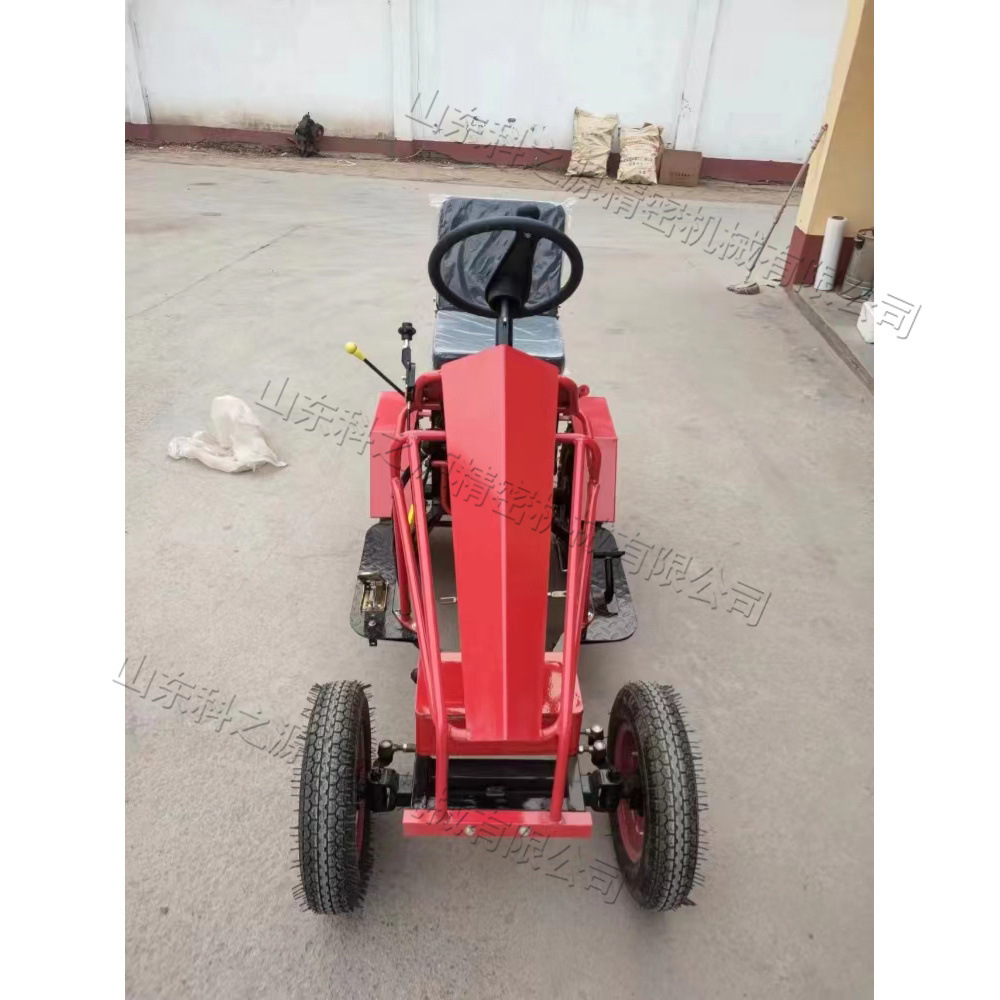 座驾式双行土豆地瓜种植机 薯类种植收获机 小型后置拖拉机种植机