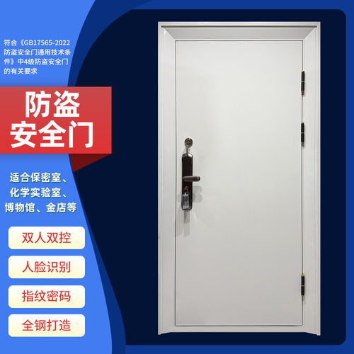 钢制4级双锁暗铰链防盗门
